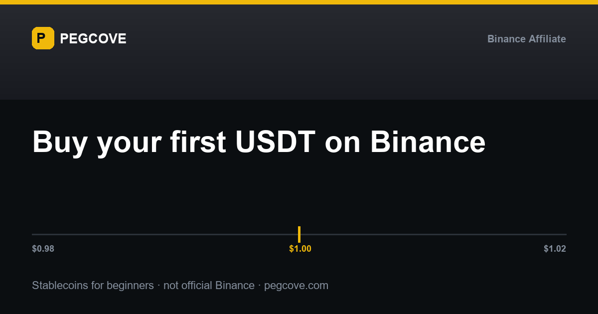 The five-step path to buying your first USDT on Binance: spot the real site, sign up, verify, secure, buy