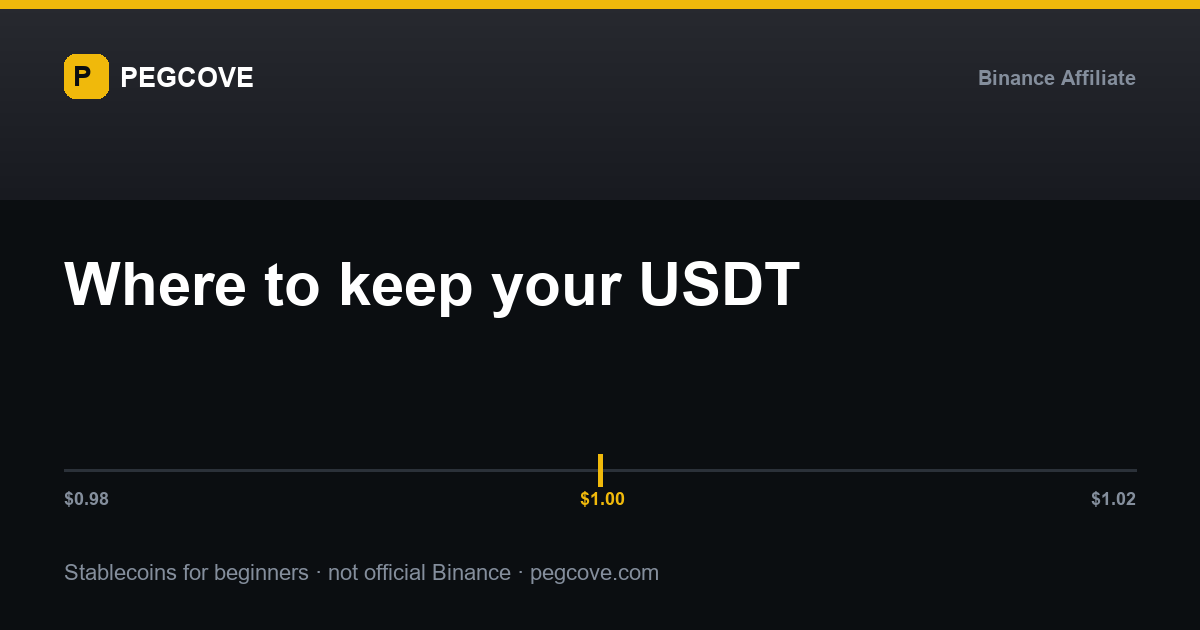 Weighing USDT on an exchange against self-custody