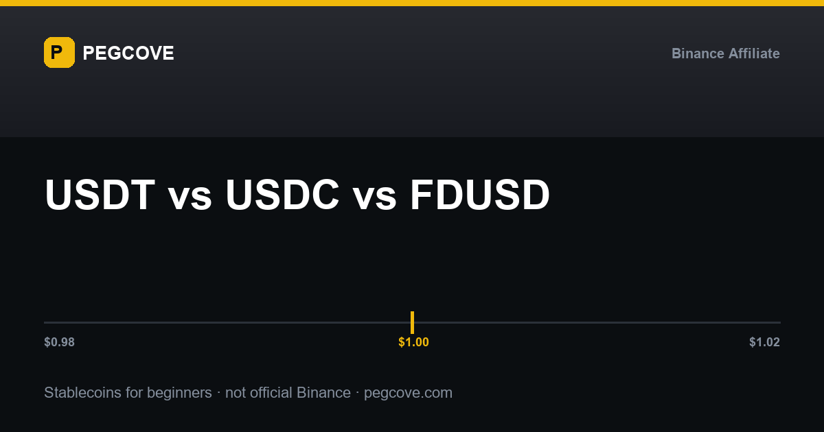 USDT, USDC and FDUSD compared — three dollar stablecoins side by side