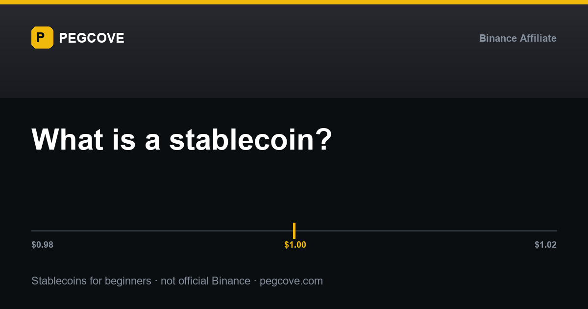 What is a stablecoin — how it pegs to one US dollar, illustrated
